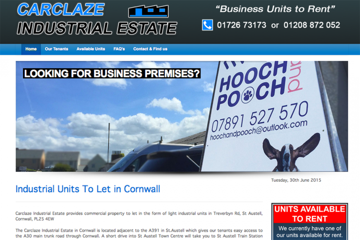 Units for rent in St.Austell